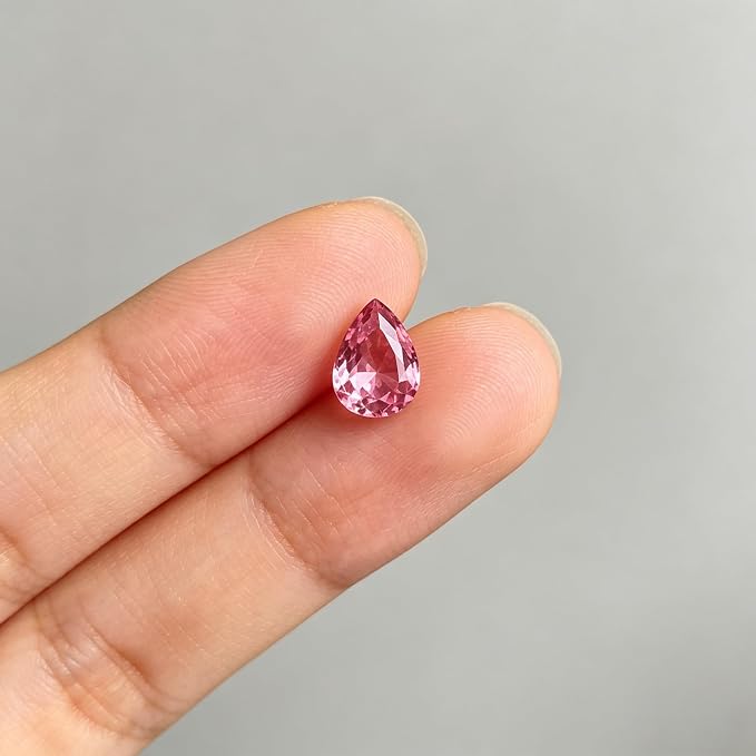 Pink Gemstone Color Cubic Zirconia Loose Beads Unset - Image 3