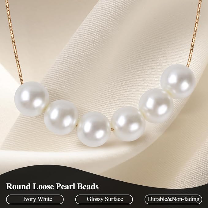 Phinus 600 Pcs 10mm Pearl Beads - Image 5