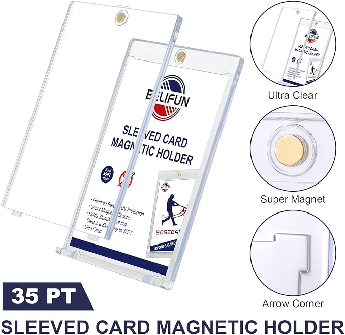 20-Pack One Touch Sleeved-Card Magnetic-Holders - Image 4