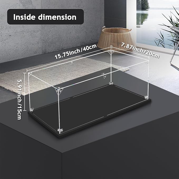 3MM Acrylic Display Case for 1:14 Scale Diecast Car Model Car Thickened Clear - Image 6