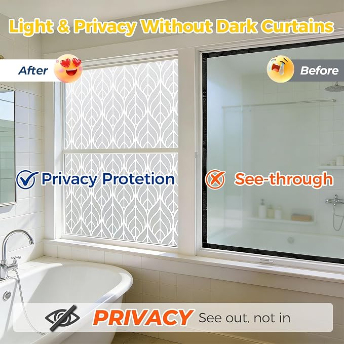 OHTMERU Window Privacy Film Decorative - Image 3