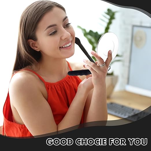3 Pieces Telescoping Inspection Mirror Stainless Steel Extendable Mechanic Mirror with Long Handle Tool for Technicians Mechanics Contractors Eyelashes Mouth and Other Small Parts(Black)