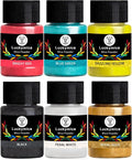 Mica Powder, 6 Colors Pearlescent Pigment Powder by Luckymica