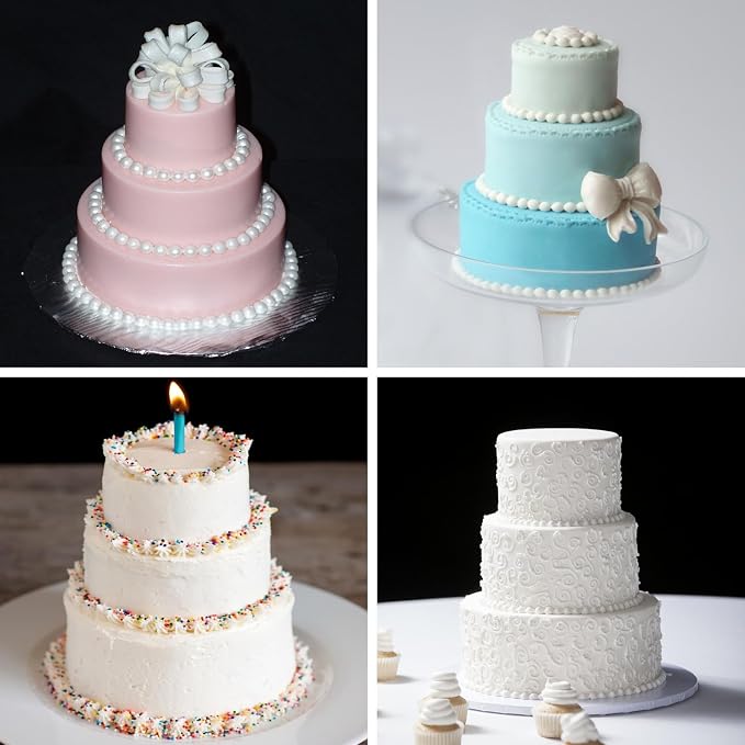 Sakolla 2 Pack 3 Tier Mini Cake Molds, 6 Cavity Silicone Cake Molds - Image 6