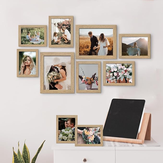 LUCKYLIFE Picture Frame Set 10-Pack, Gallery Wall Frame Collage - Image 5