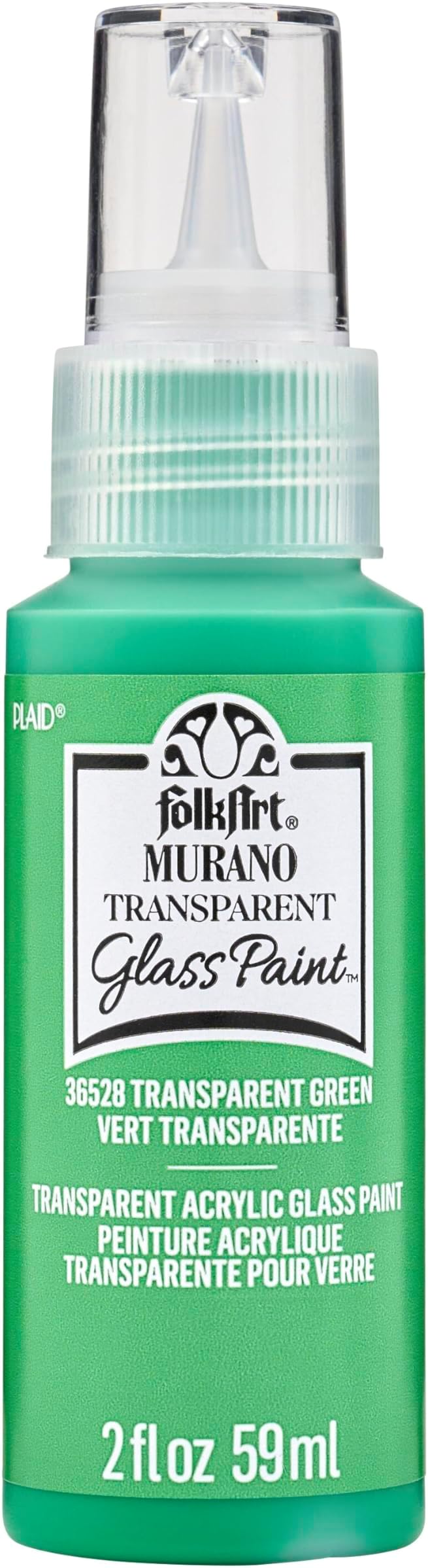 FolkArt Murano Transparent Acrylic Glass Paint, 2 fl oz by FolkArt