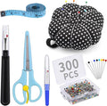 300 Pieces Multicolor Sewing Pins by Zlulary