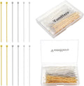 210 Pcs 70mm/2.76 Inch 21 Gauge Ball Pins by Yumttero