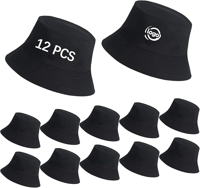 Bucket Hats Bulk Solid Color DIY Blank Hat Bucket Hats by DASSNANE