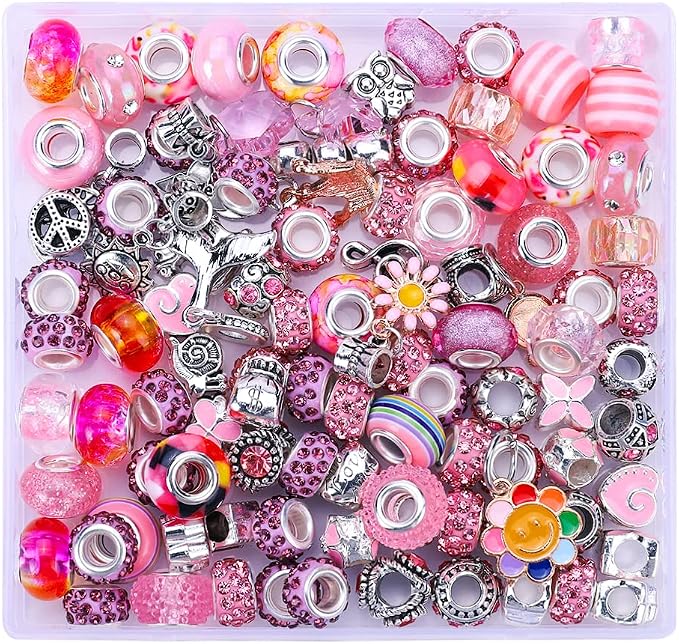 European Large Hole Spacer Charm Beads - Image 3