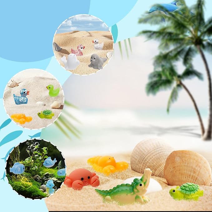 80 Pcs Mini Resin Animals 80 Styles Resin Animals Figurines Bulk - Image 5