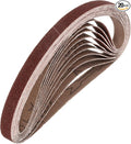 HARFINGTON 1/2 x 12 Inch Sanding Belts, 20 Pcs 100 Grits Aluminum Oxide Abrasive Belt Sander File Belt for Woodworking, Metal Polishing, Knife Sharpener