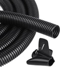 25ft - 1 inch Flame Retardant Split Wire Loom Tubing - High Temp Flexible Wire by CrocSee