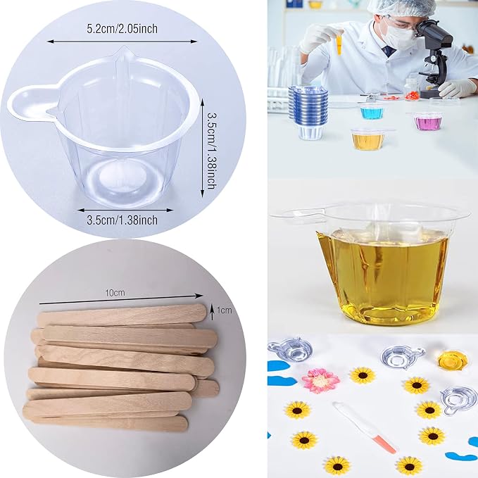 Mixing Cup 100PCS, 40ml Disposable Plastic Resin Mixing Cups Multipurpose - Image 7
