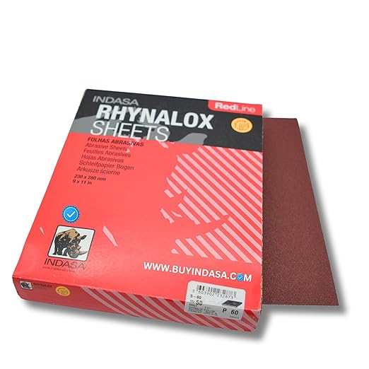 Buy Indasa Red Line Rhynodry Heavy Duty Sanding Sheets, 5 Series (5-180)
