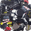Chenkou Craft 50pcs Lots Mix Assorted Black Halloween Craft DIY Flatbacks Resin by ChenkouCraft