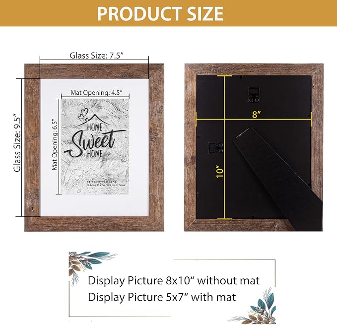 Califortree Rustic Brown 8x10 Picture Frame - Image 3