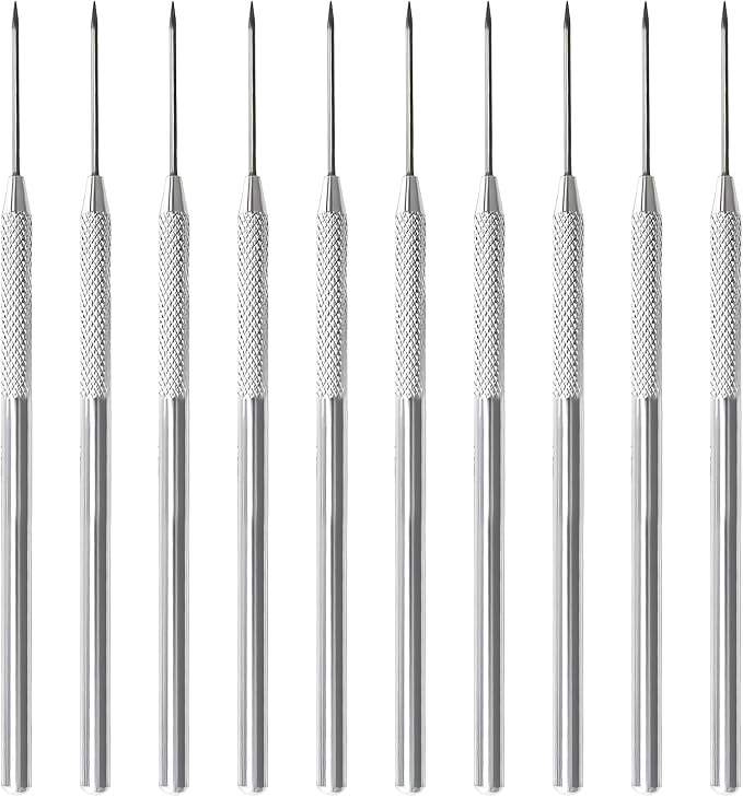 DIYOOHOMY 10 Pcs Clay Needle Tool Set, Metal Pin Polymer Air Dry Clay Sculpting by DIYOOHOMY