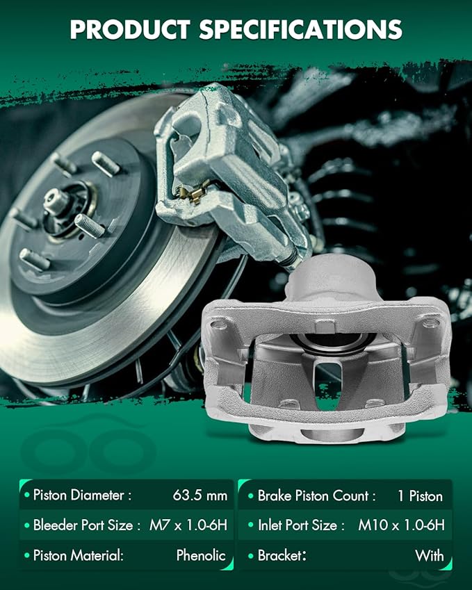 SCITOO 19B3129 19B3128 Disc Brake Calipers Assembly with Bracket Fit For Lexus ES350 2007-2012 2016-2018,For Toyota Avalon 2008-2018,For Toyota For Camry 2007-2017