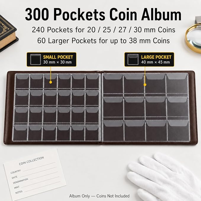 Coin Collection Supplies Holder Book - Image 2
