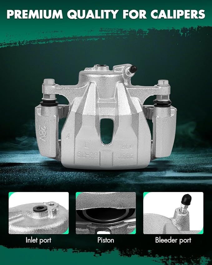 SCITOO Front Left Brake Caliper With Bracket 19B3434 Compatible For Pontiac Vibe 2009-2010 For Scion xD 2008-2014 For Toyota Corolla 2009-2018 For Toyota Matrix 2009-2014