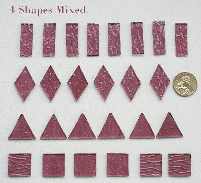 200G Large Size Transparent Glass Mosaic Tiles - Image 2