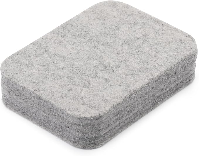 Mayboos Needle Felting Pad, 4.52"x3.34" Natural Wool Needled Felting Mat by Mayboos