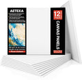 AETEXA Canvases for Painting 8x10 Inch, Canvas Bulk Pack of 12, 8 oz Primed by AETEXA