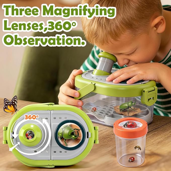 Bug Catcher Kit for Kids with Light and Insect Habitat - Image 2