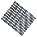 Drill Bit, 6.8mm Cutting Diameter, 4241 HSS Nitriding Black 118° Cutting Angle Versatile Jobber Bits - (Applications: for Drilling Plastic Wood Soft Metal), 10-Pieces