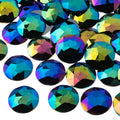 John Bead 200 Pieces 20mm, Acrylic Round Flat Back Rhinestones by JohnBead