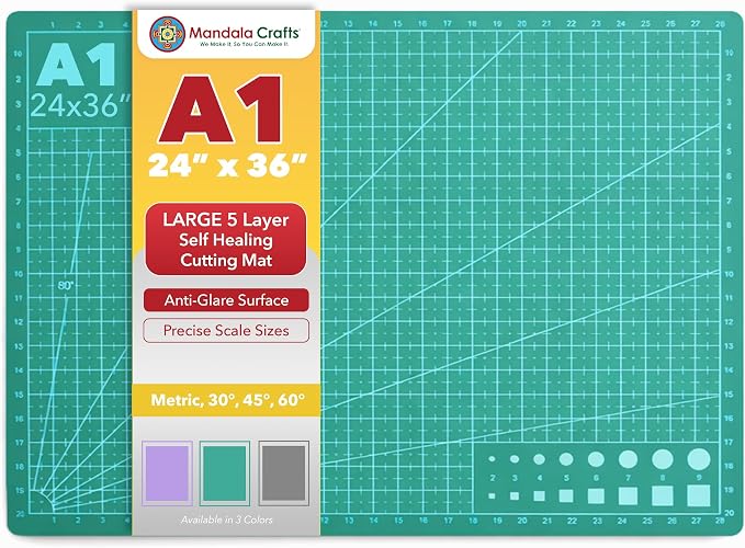 Mandala Crafts Self-Healing Cutting Mat, and Scrapbooking by MandalaCrafts