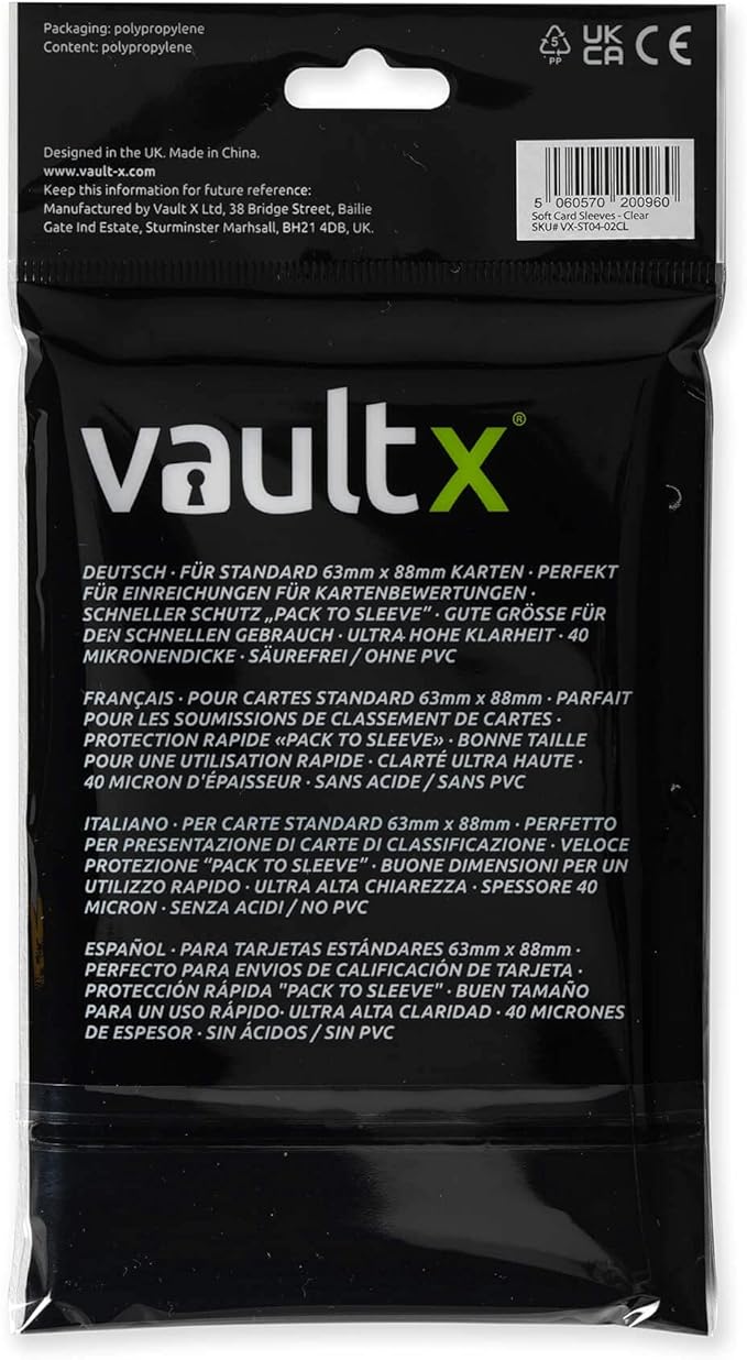 Vault X Trading Card Penny Sleeves, High Clarity, Inner Sleeves, Collectible - Image 3