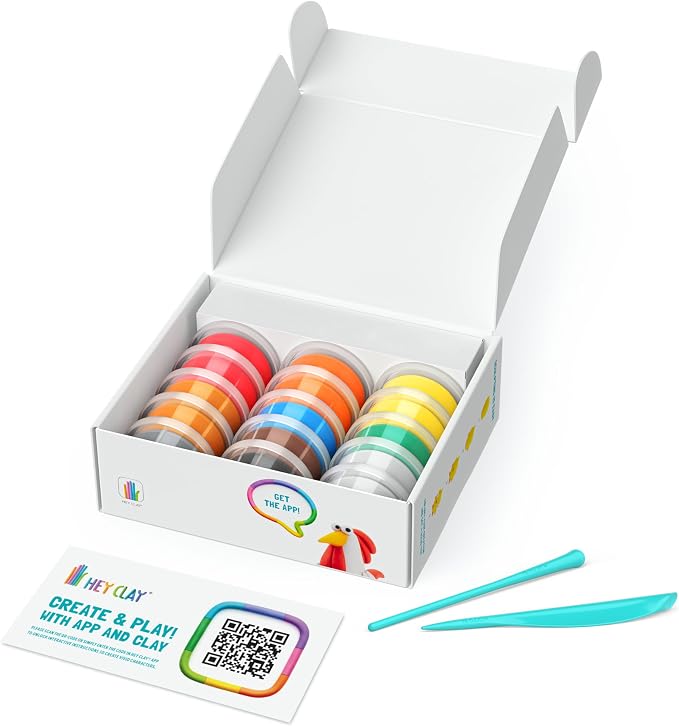 HEY CLAY Set - Colorful Modeling Air Dry Clay Kit - Image 2