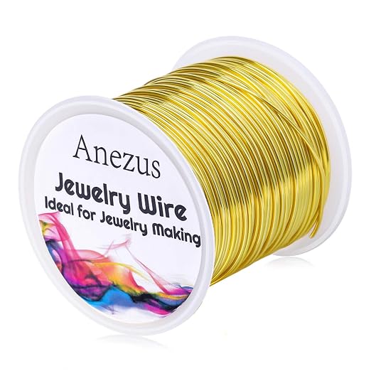 Jewelry Wire for Jewelry Making, Anezus Craft Wire Tarnish Resistant Copper by anezus