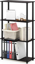 Furinno Turn-N-Tube 4-Tier Multipurpose Shelf Display Rack, Round Tubes by Furinno-FitsYourSpaceFitsYourBudget
