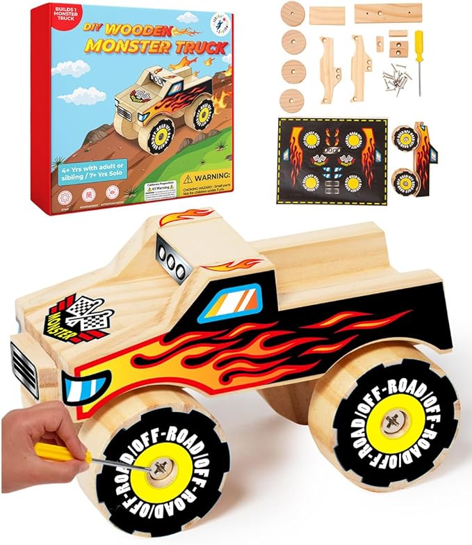 Little Jupiter DIY Wooden Kits w/Stickers by LittleJupiter
