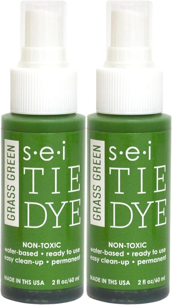 S.E.I. Grass Green Tie Dye Spray Bottle: 2oz. Non Toxic Fabric Dye Spray by SEI
