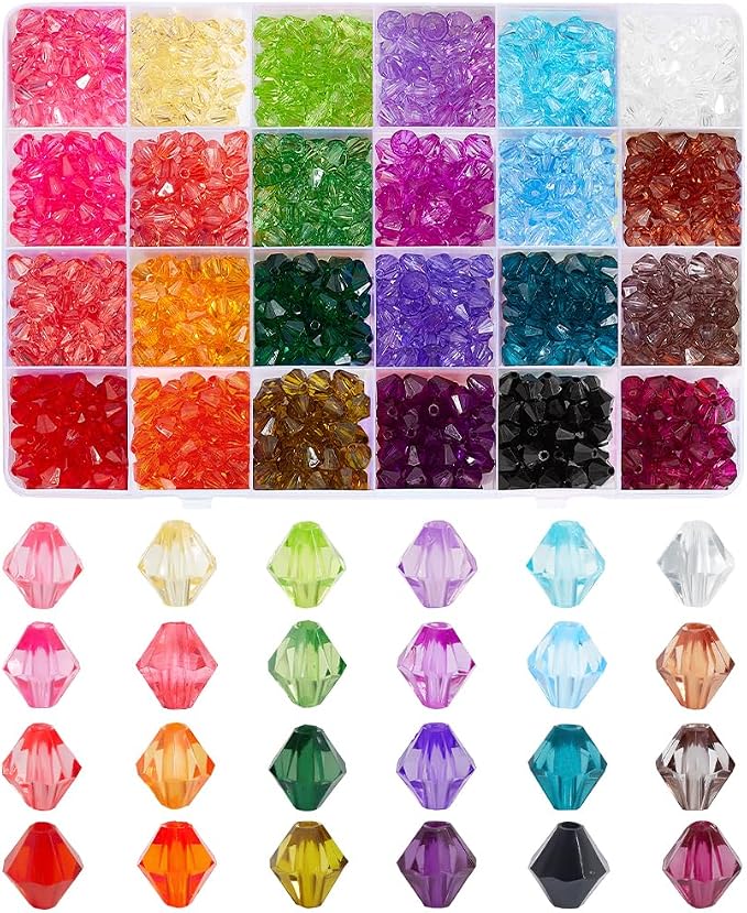 PH PandaHall 1200pcs 8mm Crystal Beads - Image 6