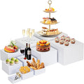 10 PCS Buffet Risers, Large Food Risers by Unknown