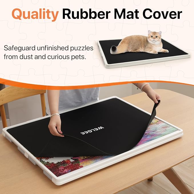 WELGEE 1500 Pieces 2-in-1 Tilting & Rotating Puzzle Board - Image 6