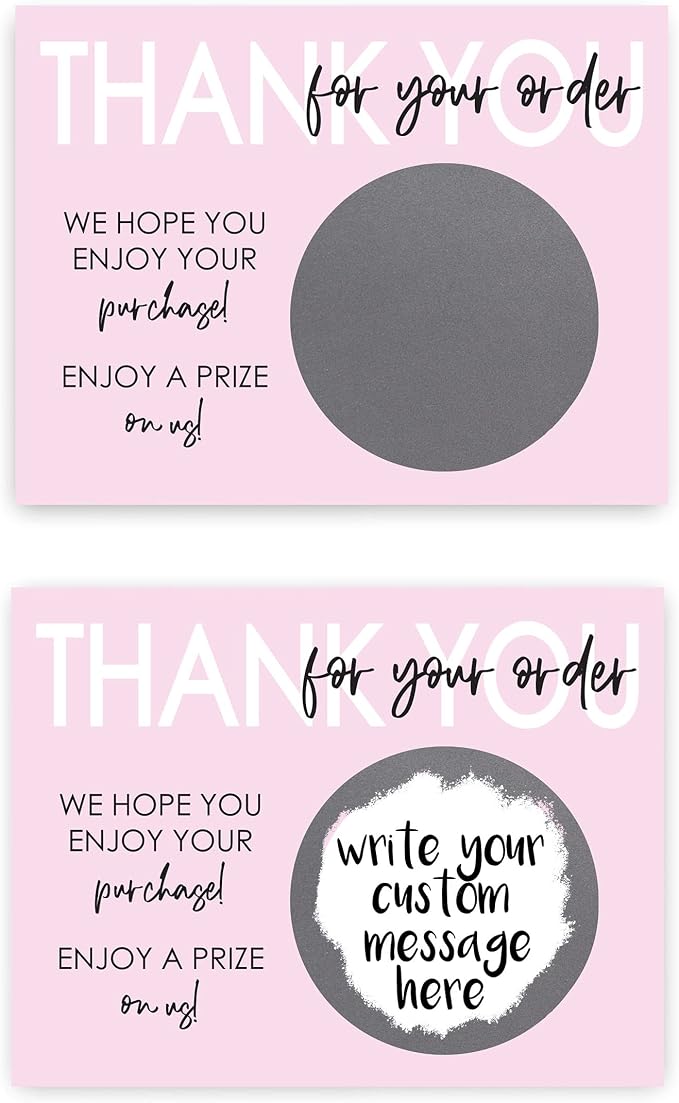 My Scratch Offs Small Business Thank you Promotion DIY Make Your Own Scratch - Image 2