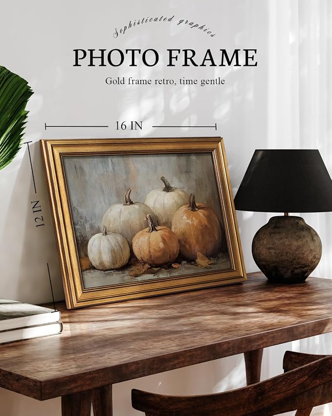 VIYYIEA Vintage Gold Framed Wall Art - Image 2