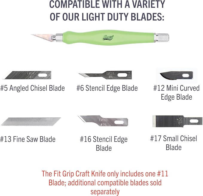 Excel Blades Fit Grip Craft Knife - Image 9