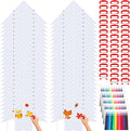 Libima 100 Pcs DIY Blank Kites for Kids Bulk Large Kite Making Kit Easy to Fly by Libima