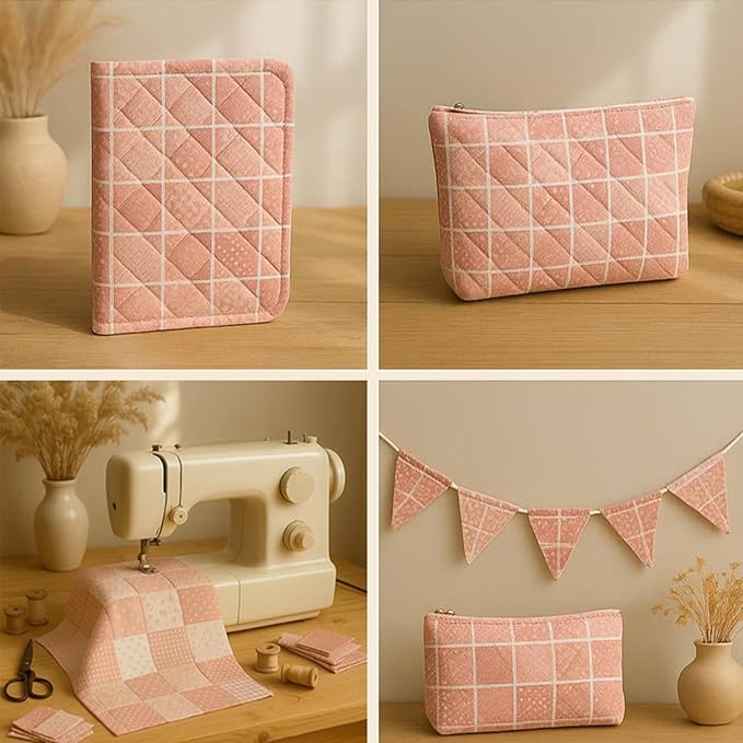 Cotton Satin Patchwork Fabric Panel – 35 Designs, 20×20 cm Squares, Single - Image 8
