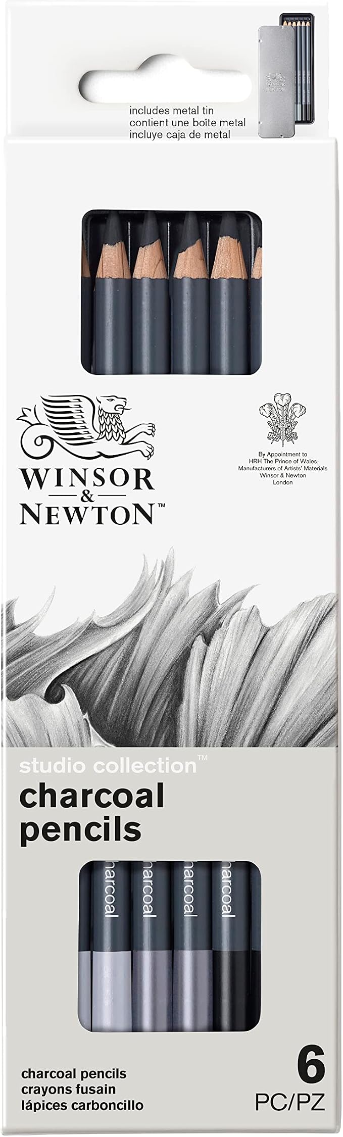 Winsor & Newton Studio Collection, Charcoal Pencils - Image 11