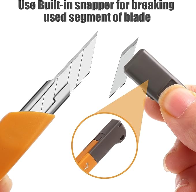 Mulwark 11PC Box Cutter Retractable Utility Knife Set - Image 4