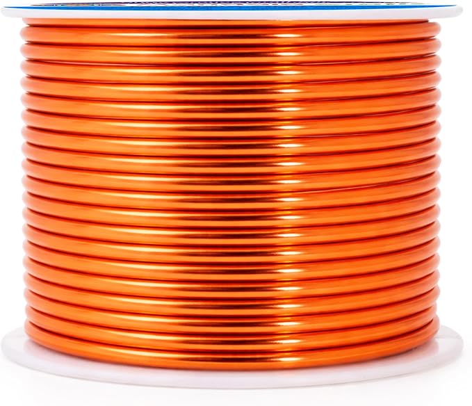 Mandala Crafts 12 Gauge Burnt Orange Anodized Aluminum Craft Wire, 60 FT | - Image 2