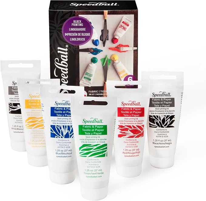Speedball Premium Block Printing Ink Set by SpeedballArt
